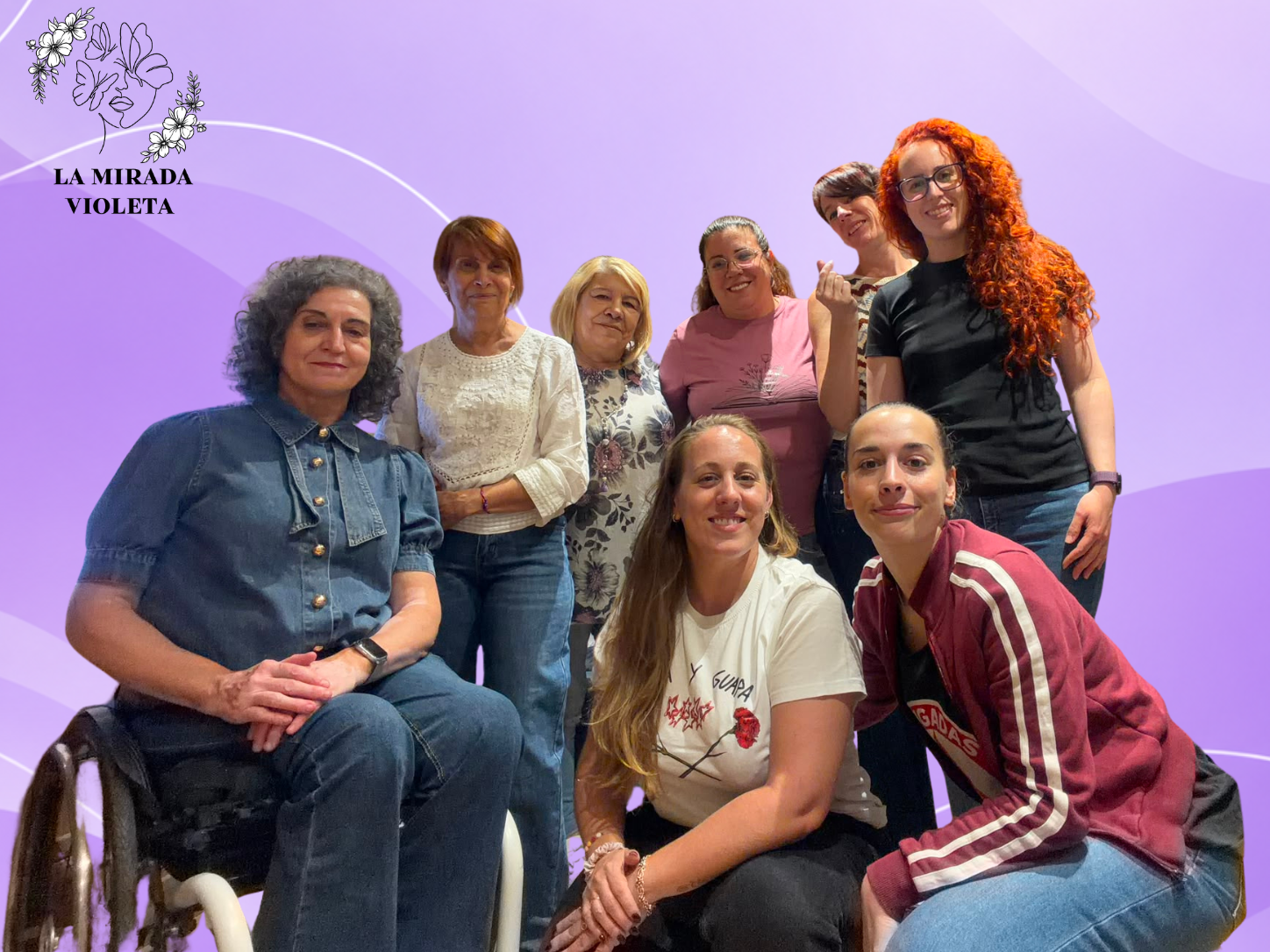 Mujeres de la asociación reunidas en un encuentro compartido